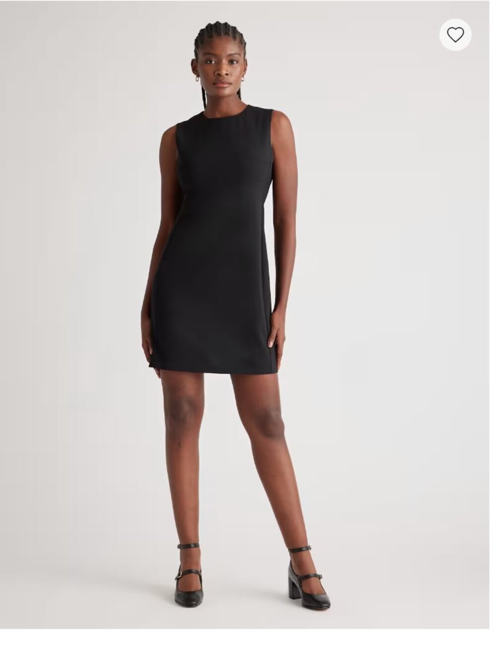 Quince Italian Wool Sleeveless Dress Black SZ6 NWT